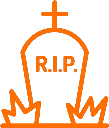  Halloween Graveyard Death Cemetery Gravestone Rip Free Png