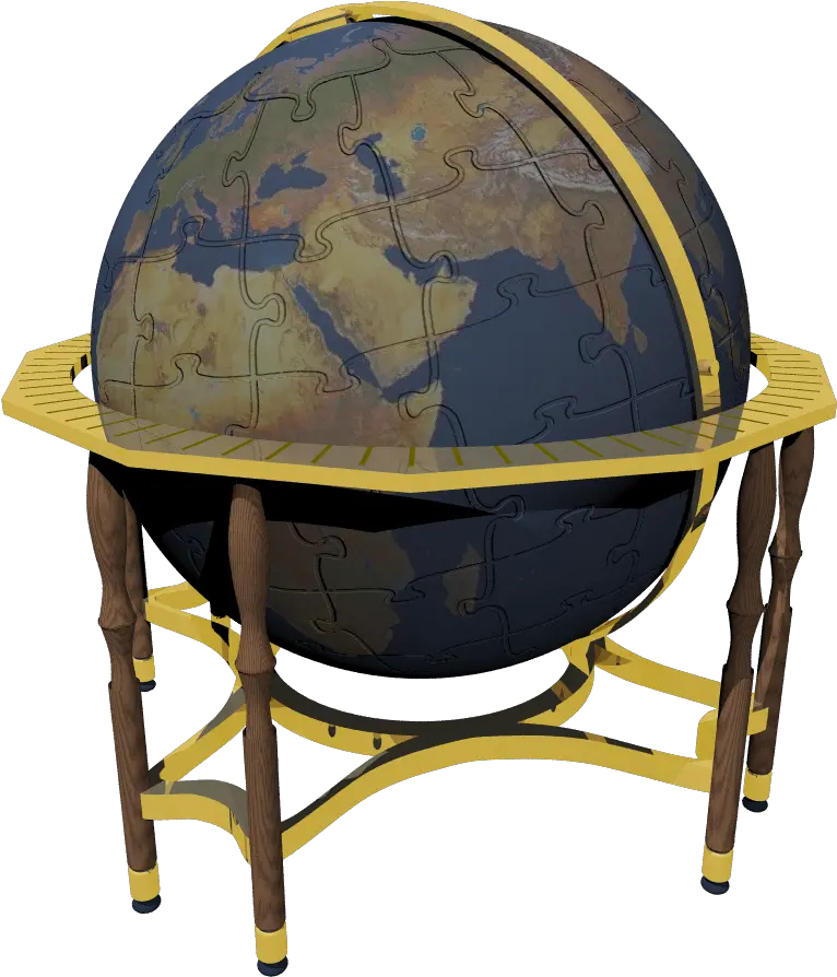  Puzzle Globe Png Cage Png