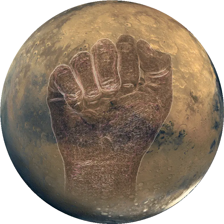  Some So Hand Png Mars Transparent