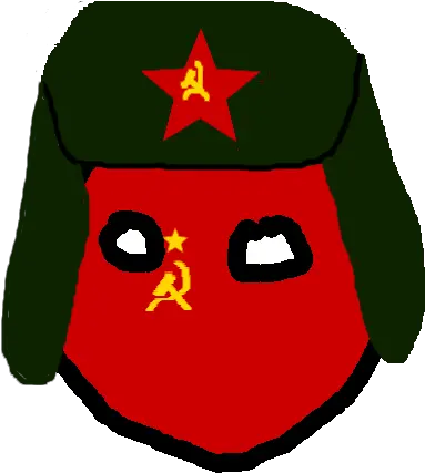  Sovietball With Ushanka Soviet Union Countryball Transparent Png Ushanka Png