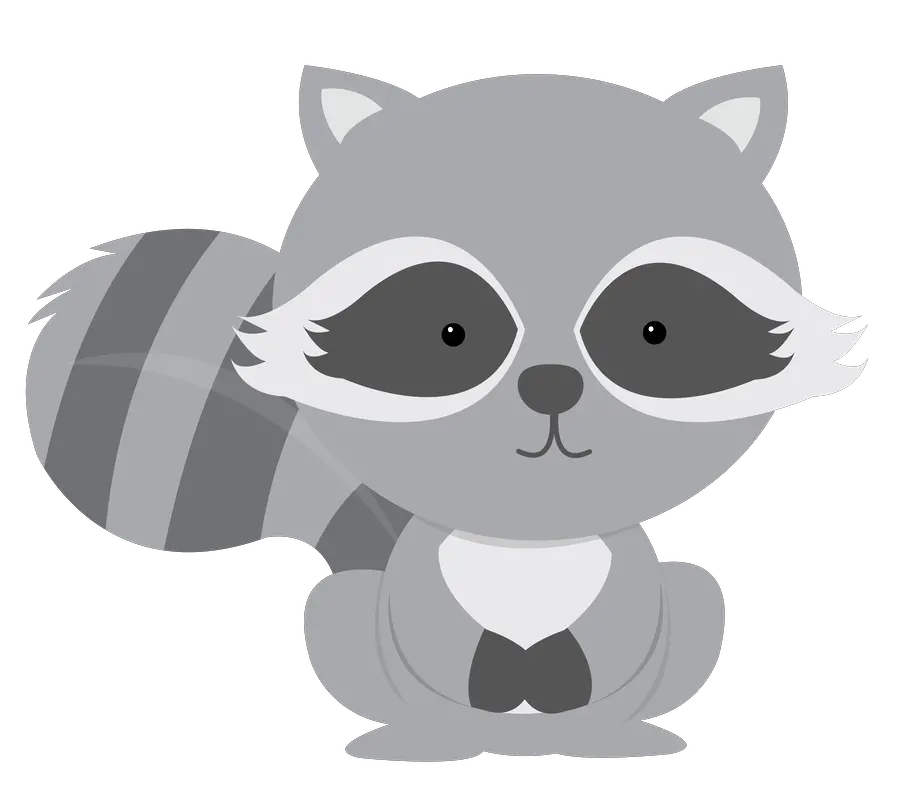  Png Free Stock Minus Say Hello Woodland Animals Clip Art Raccoon Raccoon Transparent Background