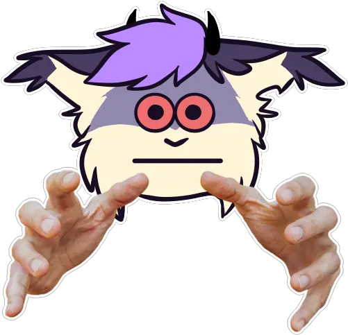  Vibe Check Sticker By Ninaaaowo Fur Affinity Dot Net Mão Segurando Algo Png Pogchamp Icon