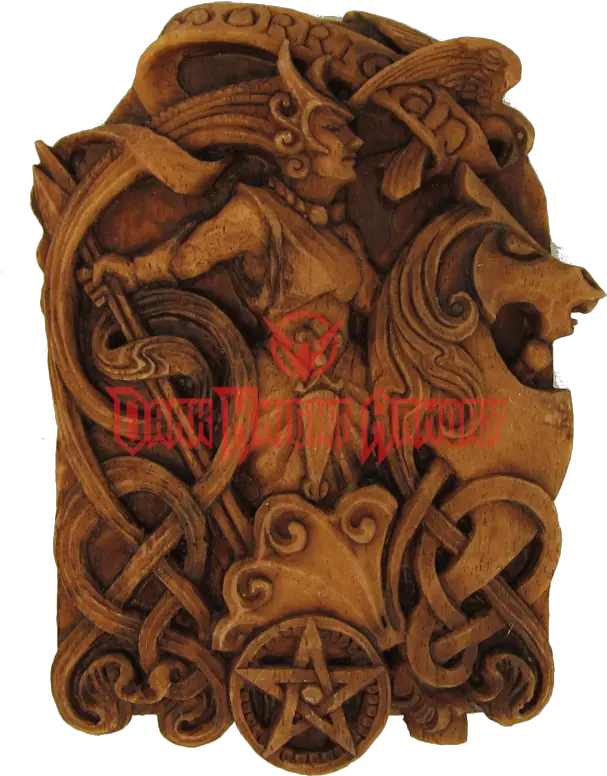  Download Morrigan Battle Goddess Plaque Celts Png Plaque Png