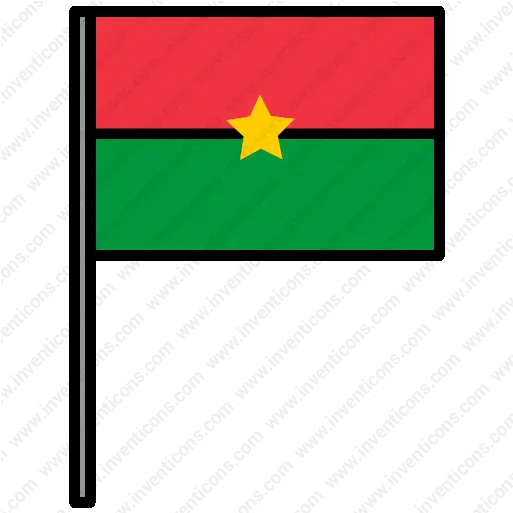  Download Burkina Flag Vector Icon Vertical Png Nation Flag Icon