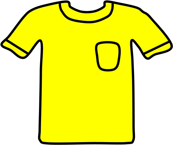  T Shirt Pocket Yellow Png Active Shirt Full Size Png Short Sleeve Shirt Pocket Png