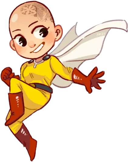  Femsaitama Explore Tumblr Posts And Blogs Tumgir Cartoon Png Saitama Transparent