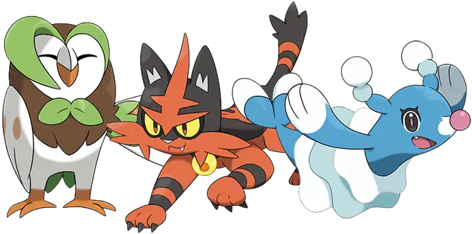  Dartrix Torracat Y Brionne Sun And Moon Cat Pokemon Png Ash Greninja Png