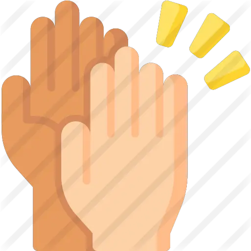  High Five Free Gestures Icons Illustration Png High Five Png