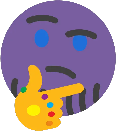  Thankos Thinking Thanos Snap Discord Emoji Png Think Emoji Png