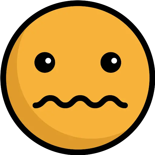  Scare Png Icon Smiley Scared Emoji Png