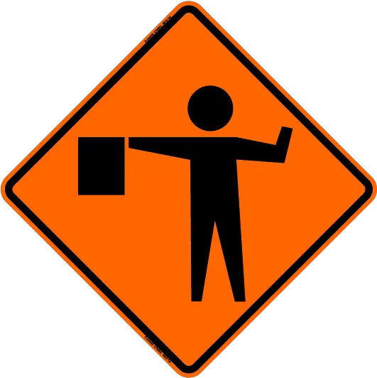  Traffic Control Of Las Vegas Flagger Ahead Sign Png Traffic Sign Png