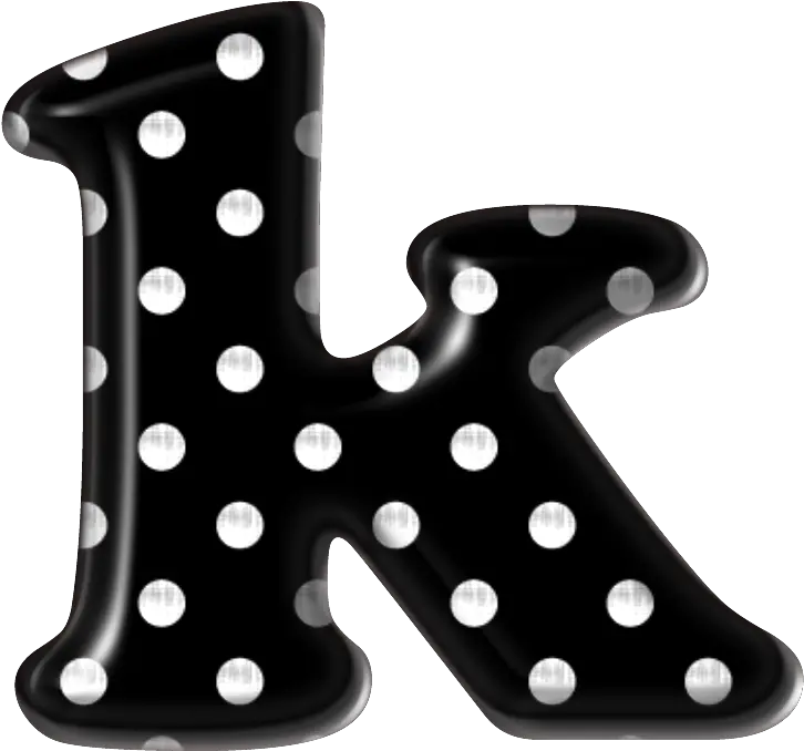  Polka Dot Letters Dots Sesame Black And White Polka Dot Letter Art Png Polka Dots Png