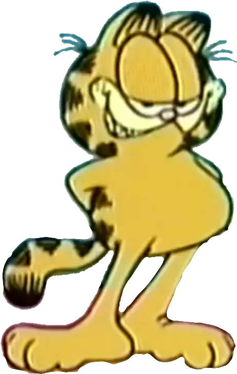  Scary Smile Garfield Png From The 2001 Cartoon Garfield Png