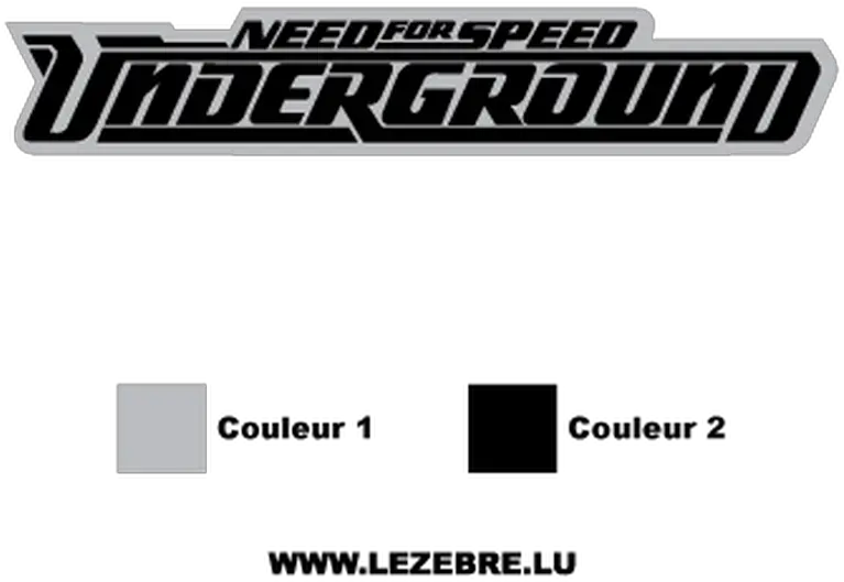  Need For Speed Underground Sticker Png Logo