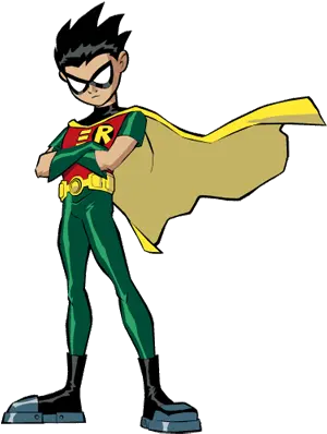  Superhero Robin Png Image Teen Titans 2003 Robin Superhero Png