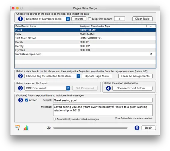  How To Create Mail Merge Documents With Pages And Numbers Use Pages Mail Merge Png Apple Pages Icon