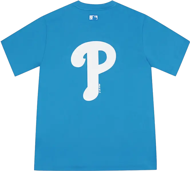  Popcorn Big Logo Short Sleeve T Shirt Philadelphia Phillies Number Png Phillies Logo Png