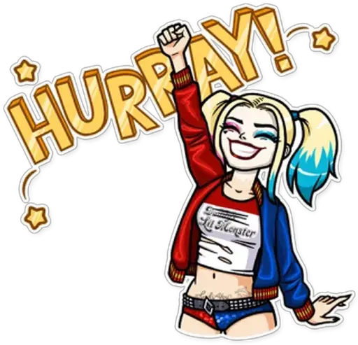  Harley Quinn Whatsapp Stickers Stickers De Harley Quinn Png Harley Quinn Transparent