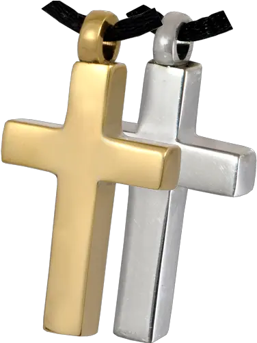  Brass Cross Cremation Pendant Cross Png Cross Necklace Png