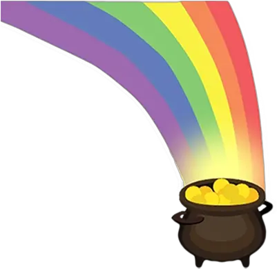  Picture Transparent Rainbow Pot Of Gold Png Pot Of Gold Png