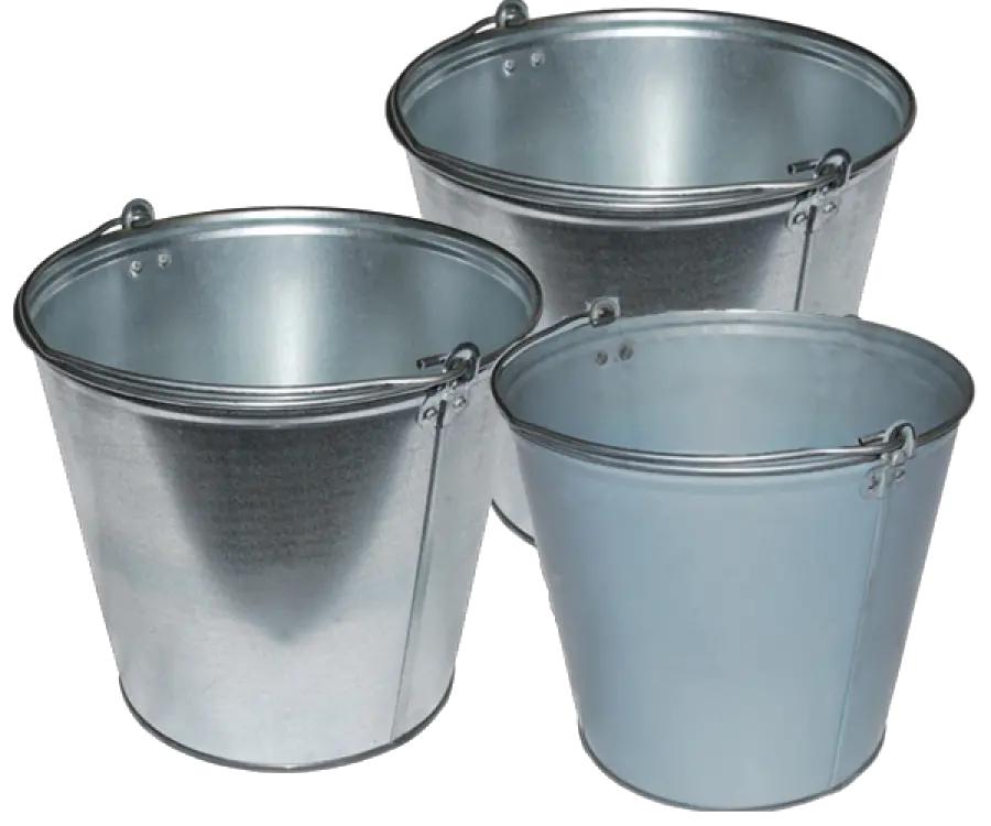  3 Typeds Silver Bucket Free Png Download Images Buckets Png Stock Photo Png