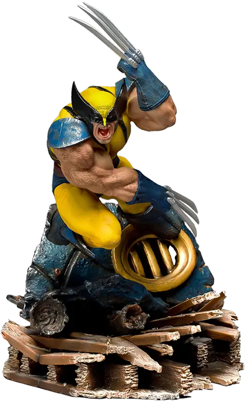  Marvel Wolverine Art Scale Statue By Iron Studios Wolverine Statue Iron Studios Png Wolverine Transparent