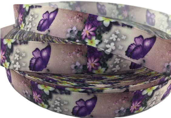  Purple Butterfly Grosgrain Ribbons 78 Rqc Supply Bangle Png Purple Butterfly Png