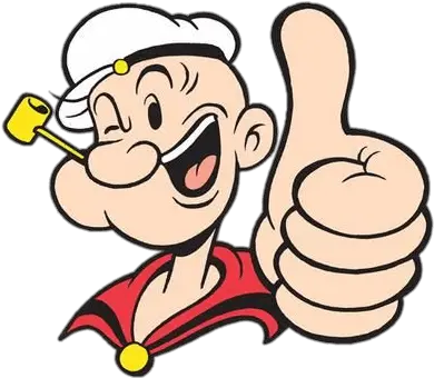  Popeye Thumb Up Transparent Png Popeye Png Thumbs Up Transparent Background