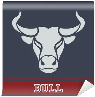  Bull Logo Wall Mural Pixers Bull Png Bull Logo Image