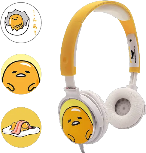  Gudetama Headphones Gudetama Headphones Png Gudetama Png