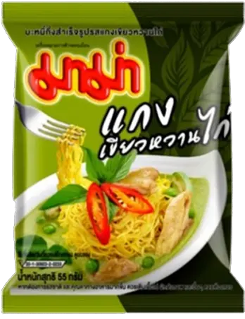  Mama Noodle Png Image Mama Instant Noodles Green Curry Noodle Png