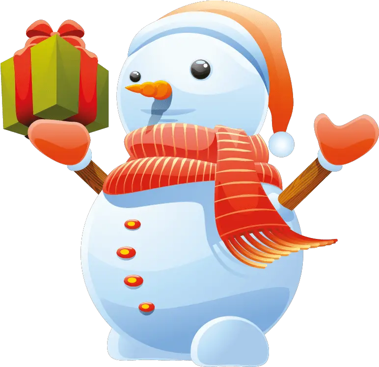  3d Cute Snowman Vector Art Download Cute Funny Snowman Clipart Png Snowman Icon Png