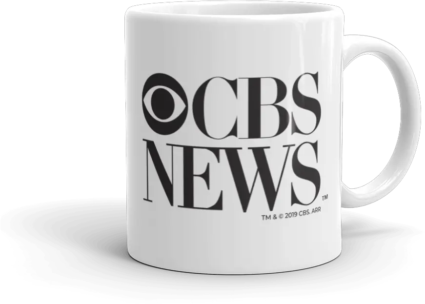  Cbs News Vintage Logo White Mug Get Well Soon Appendix Png Criminal Minds Logos