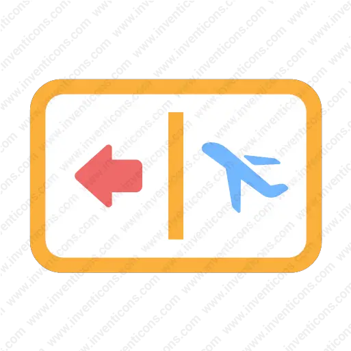  Download Gate Airport Vector Icon Inventicons Png