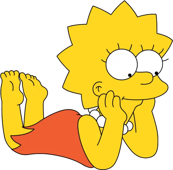  Lisa Simpson Laying Down Png Official Psds Lisa Simpson Png Simpson Png