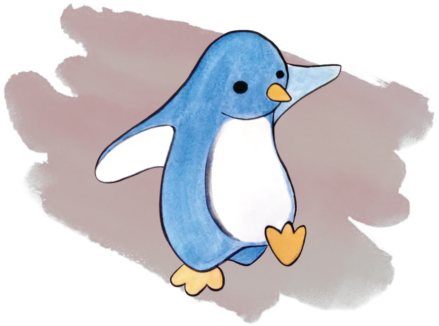  Little Blue Penguin Preschool Nursery Penguin Png Penguin Png