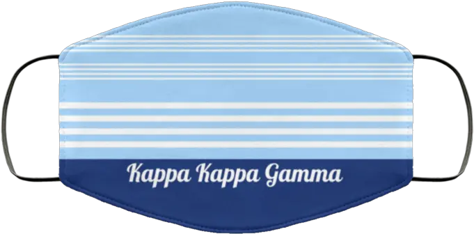  Face Masks Kappa Gamma Two Tone Horizontal Png Kappa Face Png