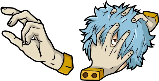  My Hero Academia Tomura Shigaraki Cursor U2013 Custom Shigaraki Cursor Png Cursor Hand Png