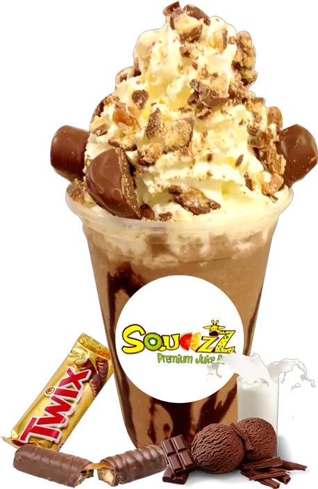  Download Hd Twix Milkshake Gelato Png Twix Png