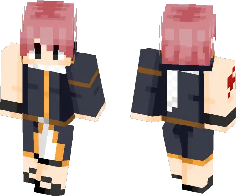  Download Natsu Fairy Tail Request Minecraft Skin For Skin For Minecraft Christmas Boy Png Natsu Png