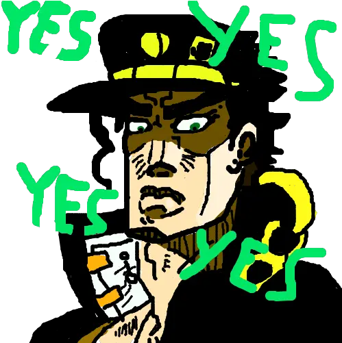  Jotaro Kujo Says Yes Layer Jotaro Yes Yes Yes Png Jotaro Png