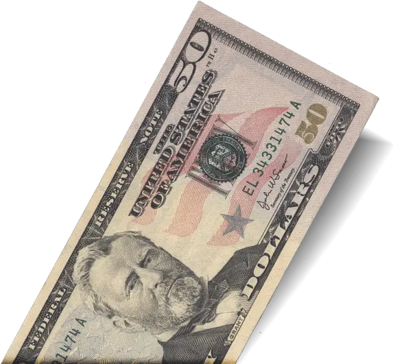  50 Dollar Bill Png Dollar Bill Transparent Background Dollar Transparent