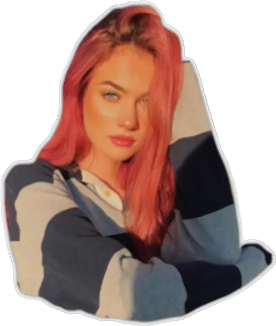  Girl Teen Woman Pretty Beautiful Png Overlay Pinkhair Kennedy Walsh Png Teen Png