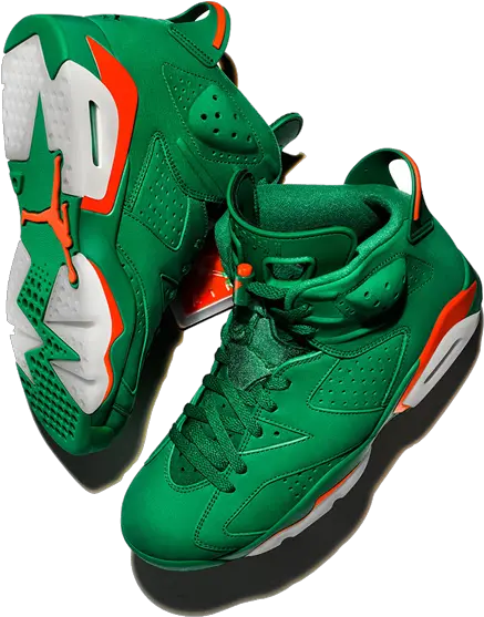  Download Air Jordan 6 U201cgatoradeu201d Air Jordan 6 Nrg Gatorade Air Jordan 6 Gatorade Green Png Gatorade Png