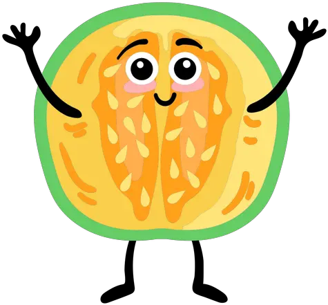  Papaya Papaw Flat Happy Png Papaya Png