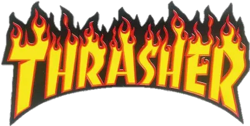  90s Aesthetic Grunge Tumblr Sticker Thrasher Png Vaporwave Logos