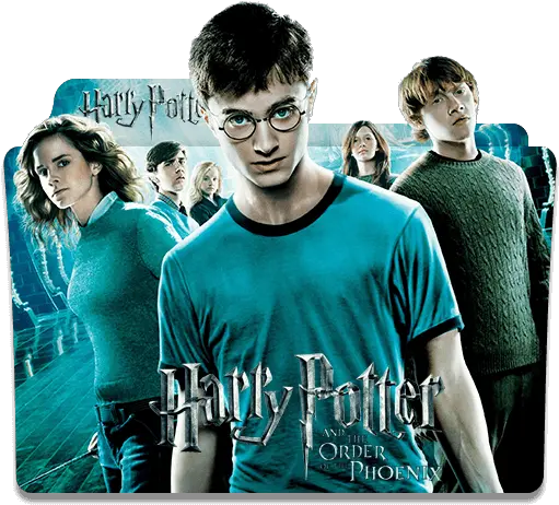  Harry Potter And The Order Of Phoenix Folder Icon Harry Potter In The 3 Movie Png Phoenix Transparent Background