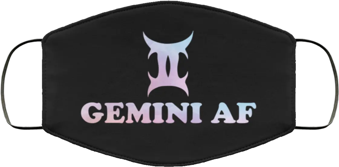  Gemini Zodiac Face Cover Af Horoscope Star Cloth Face Mask Png Gemini Icon