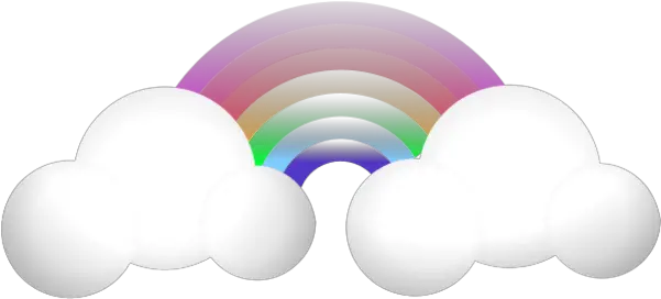  Download Cloud Rainbow Vector Clip Art Circle Png Rainbow Vector Png