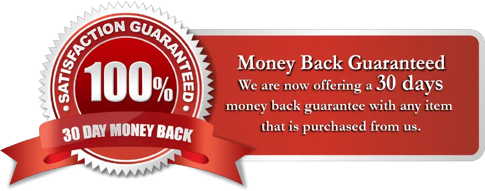  We Offer A 30 Days Money Back Guarantee 100 Satisfaction Guarantee Png 30 Day Money Back Guarantee Png